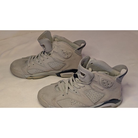 Air Jordan 6 VI Mid Georgetown Retro Men's Size-7 Grey/Blue Sneakers CT8529-012 - Picture 2 of 16